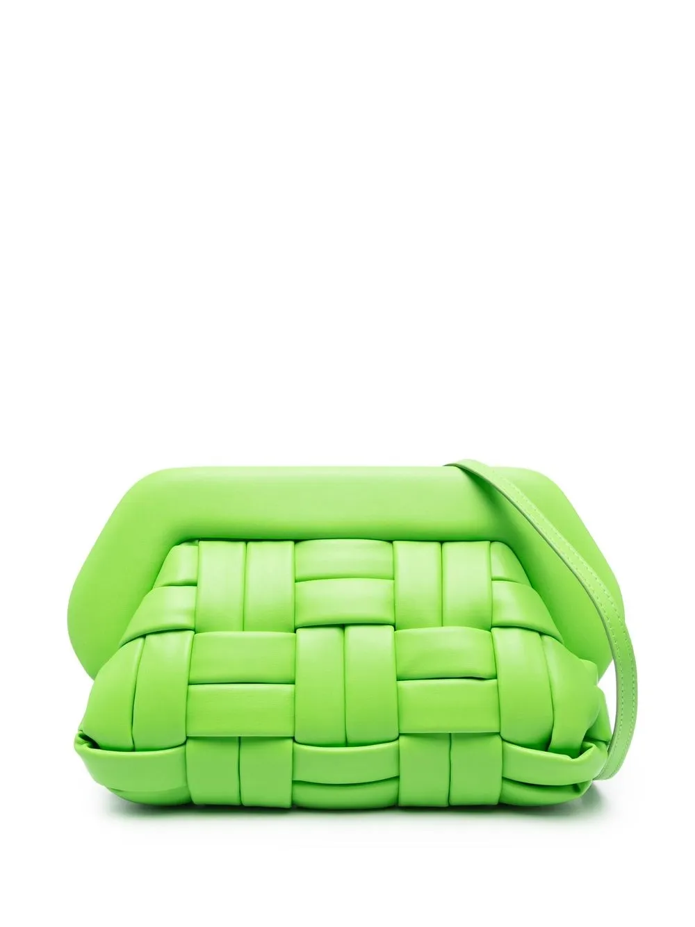 

Themoirè Bios Weaved Mantis clutch bag - Green