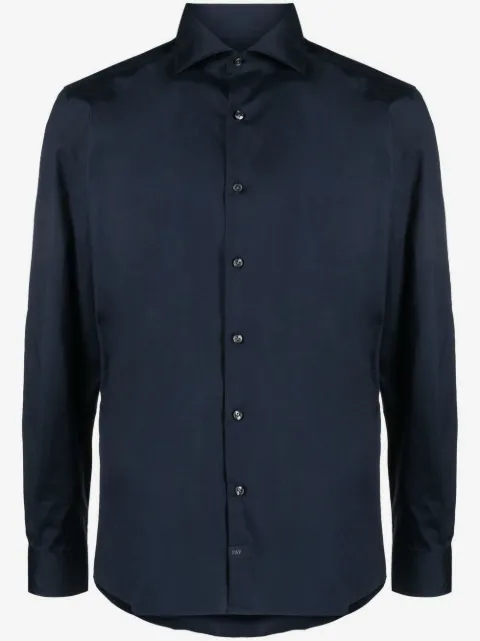 Fay long-sleeved cotton shirt