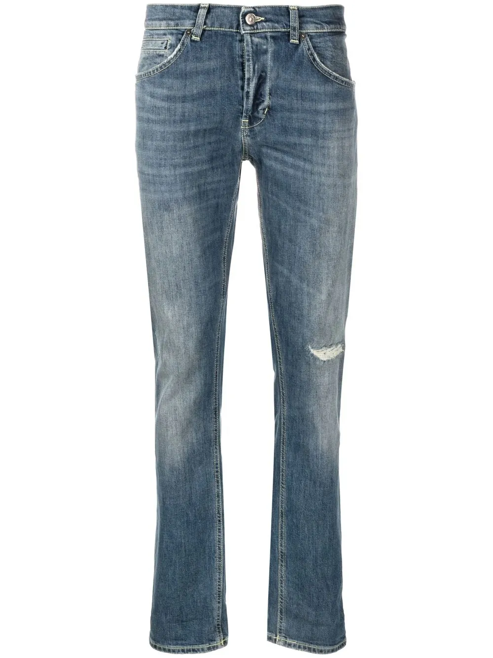 

DONDUP distressed-effect straight-leg jeans - Blue