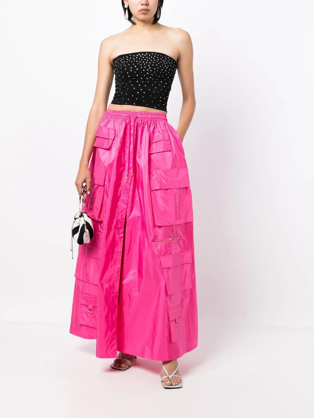 Cynthia Rowley High waist rok - Roze