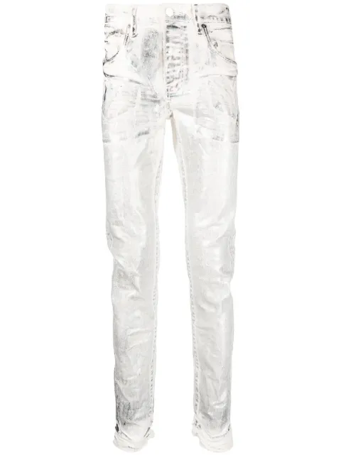 Purple Brand x Ray Iridiscent Wave Foil jeans