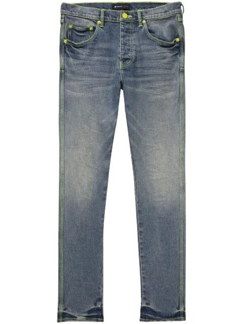 Purple Brand washed tapered-leg jeans