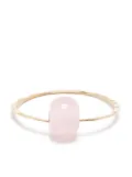 Jil Sander stone-pendant bangle bracelet - Gold