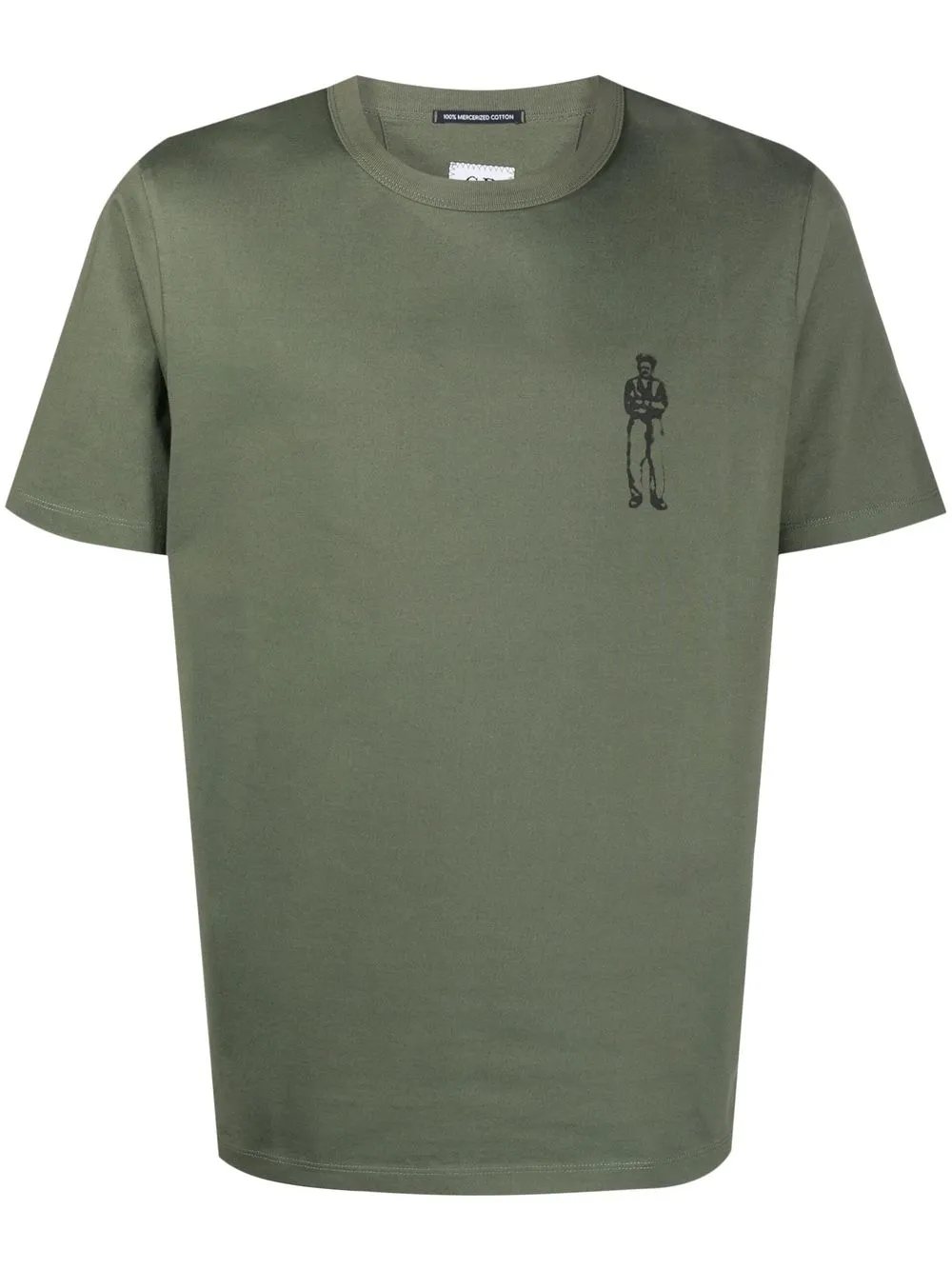 

C.P. Company logo-print cotton T-shirt - Green