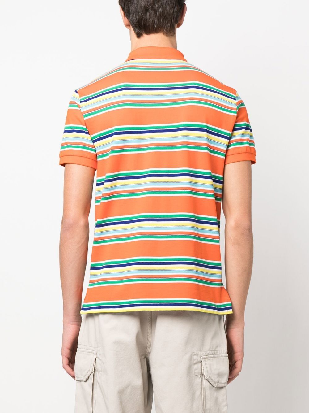 Polo Ralph Lauren stripe-print short-sleeved polo shirt Men