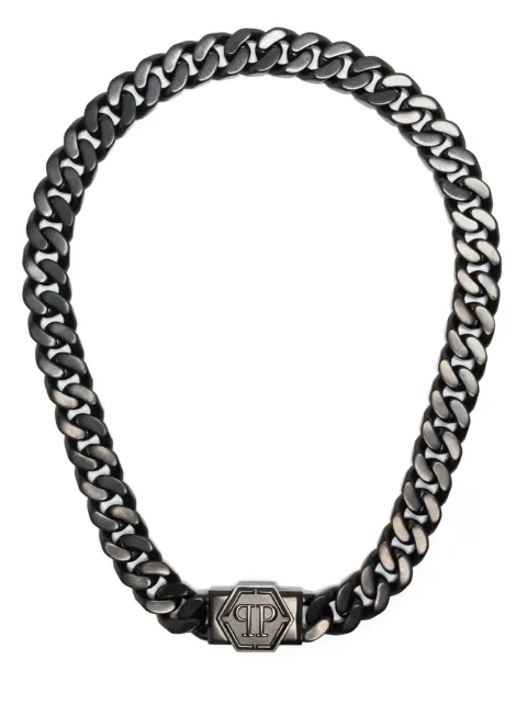 Philipp Plein collar de cadena Hexagon