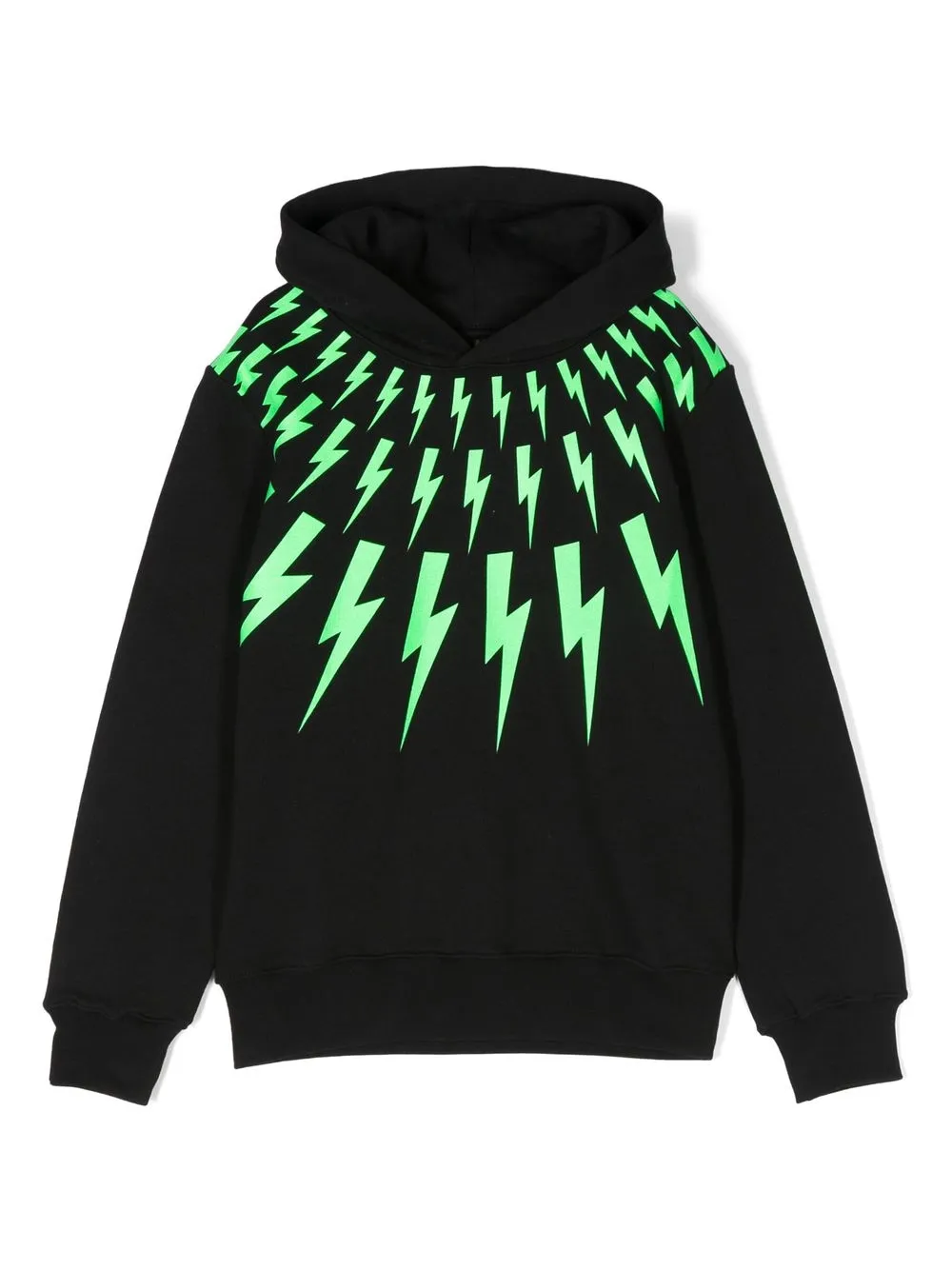 

Neil Barrett Kids graphic-print cotton hoodie - Black