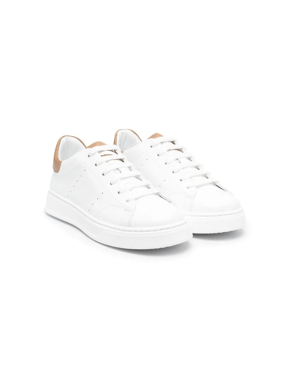 

Colorichiari low-top leather sneakers - White