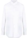 Xacus long-sleeve button-up shirt - White