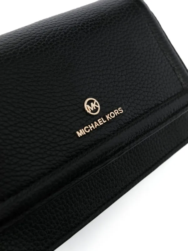Michael kors leather best sale crossbody phone wallet
