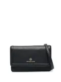Michael Michael Kors logo-plaque phone crossbody bag - Black