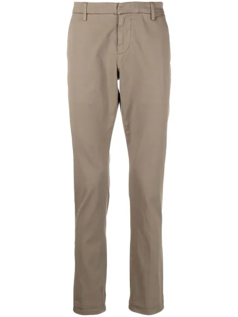 DONDUP pantalones chinos cortos con tiro medio