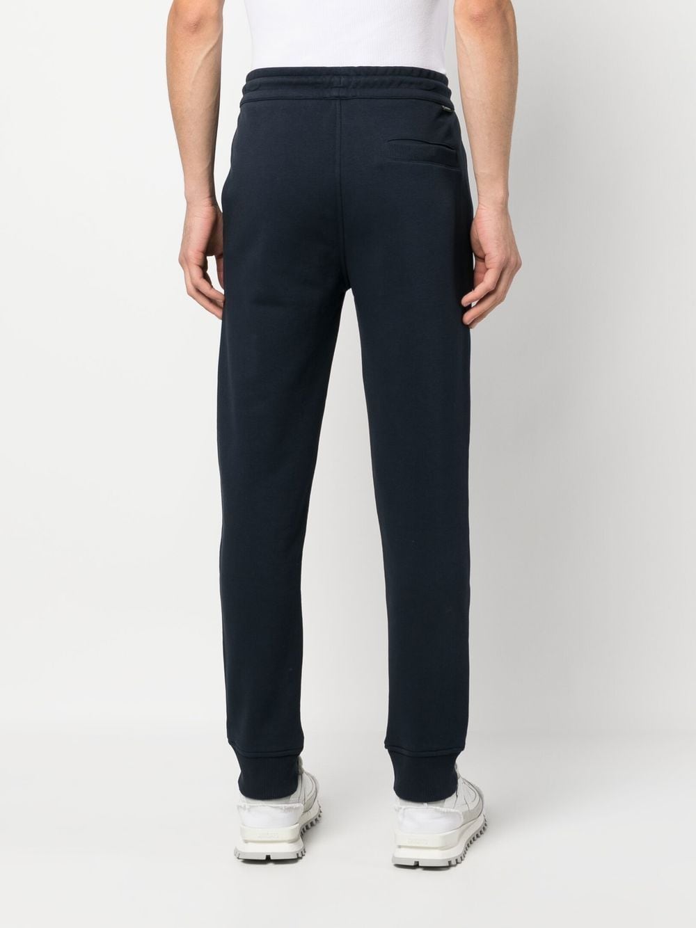 Shop Woolrich Drawstring-waist Jersey Track Pant In Blue