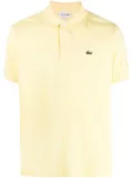 Lacoste logo-patch polo shirt - Yellow
