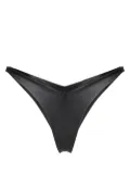 GCDS logo-hardware bikini bottoms - Black