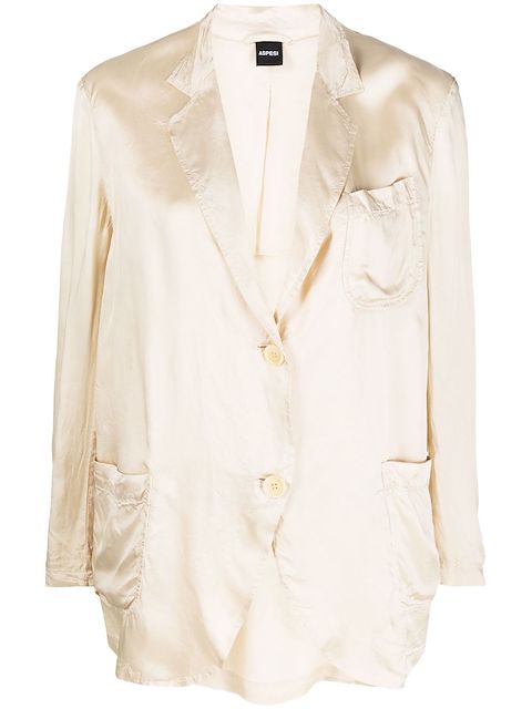 ASPESI long-sleeved tailored blazer