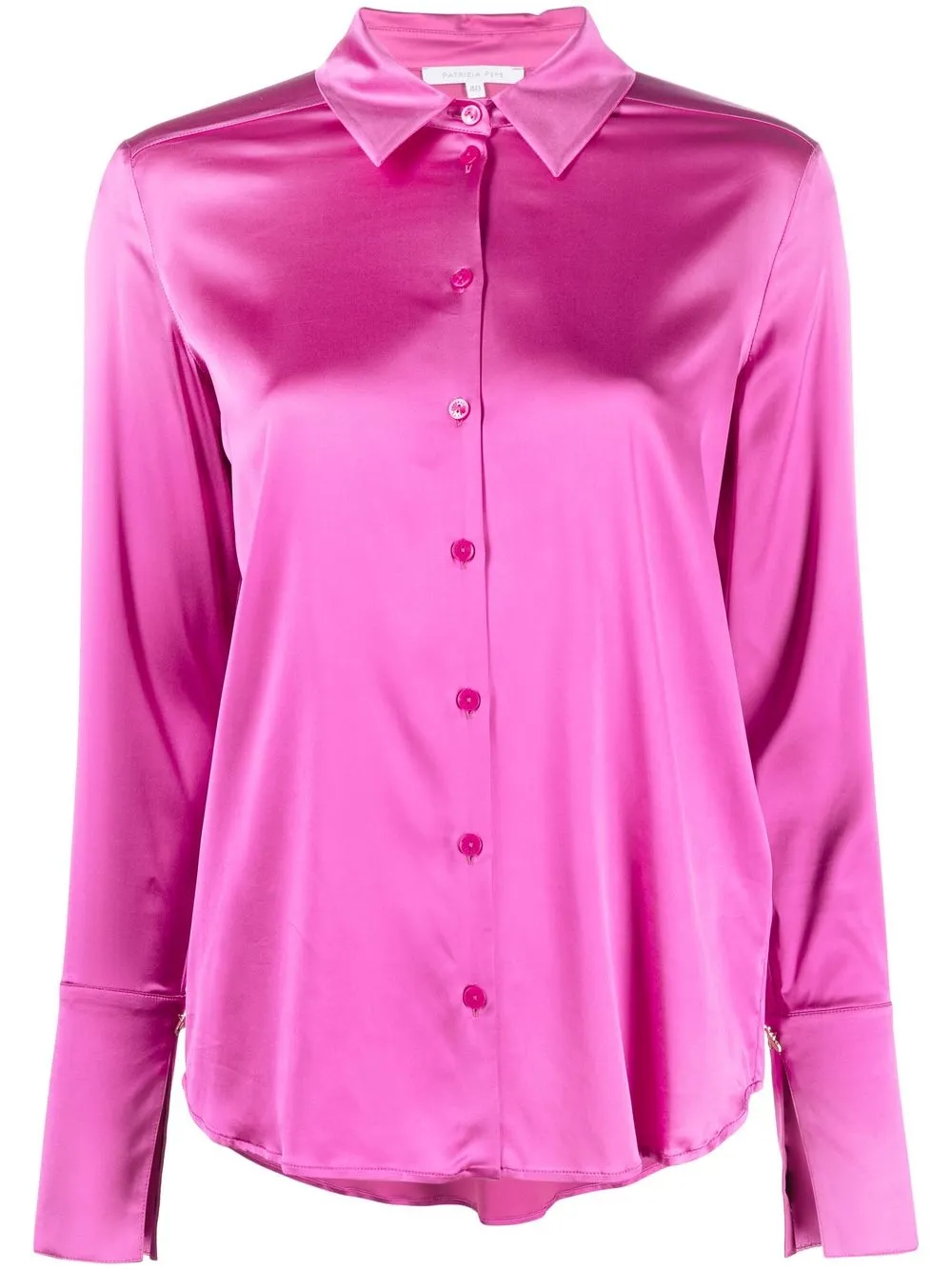 

Patrizia Pepe camisa con efecto satinado - Morado