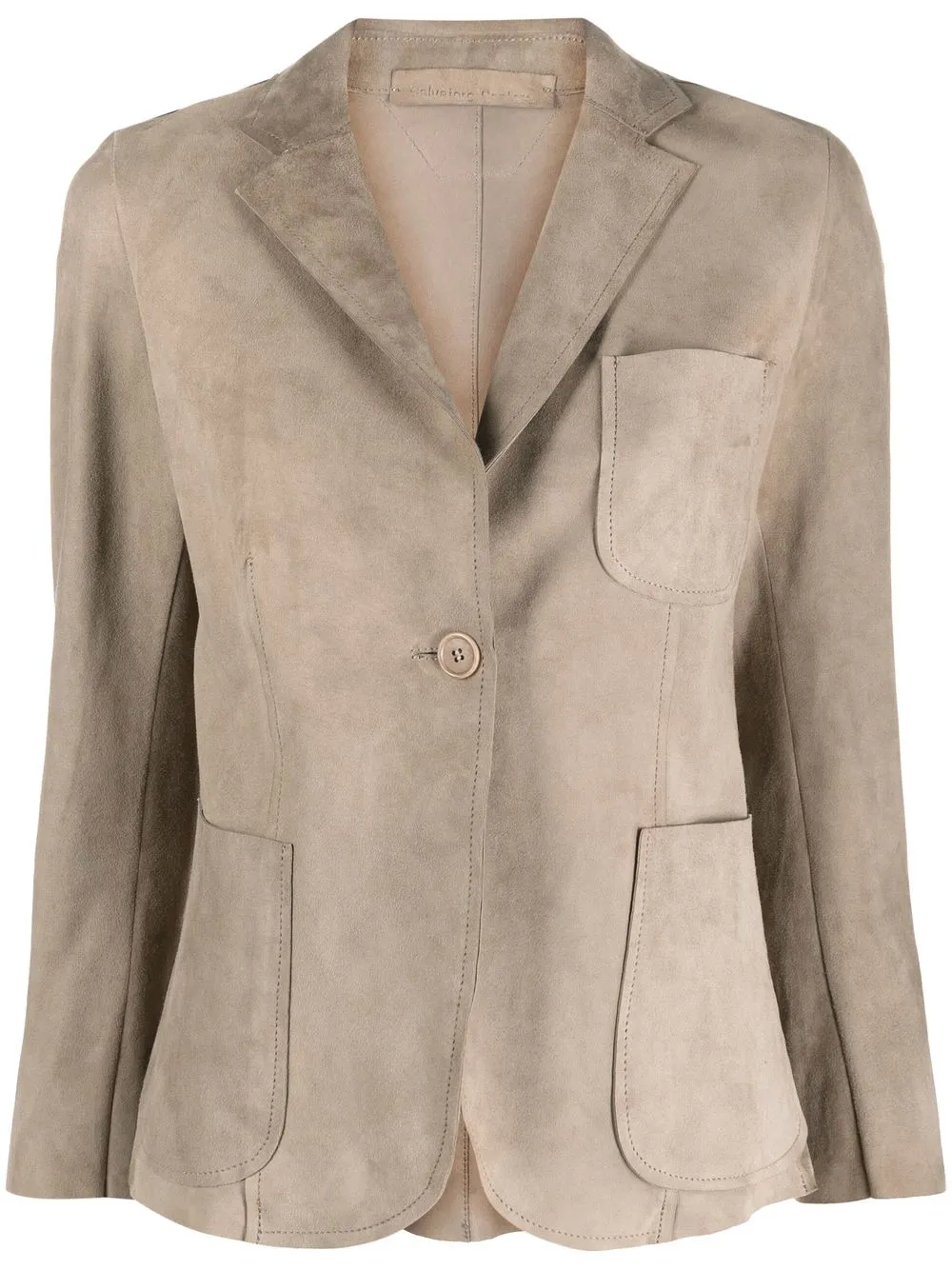 Beige 2025 suede blazer