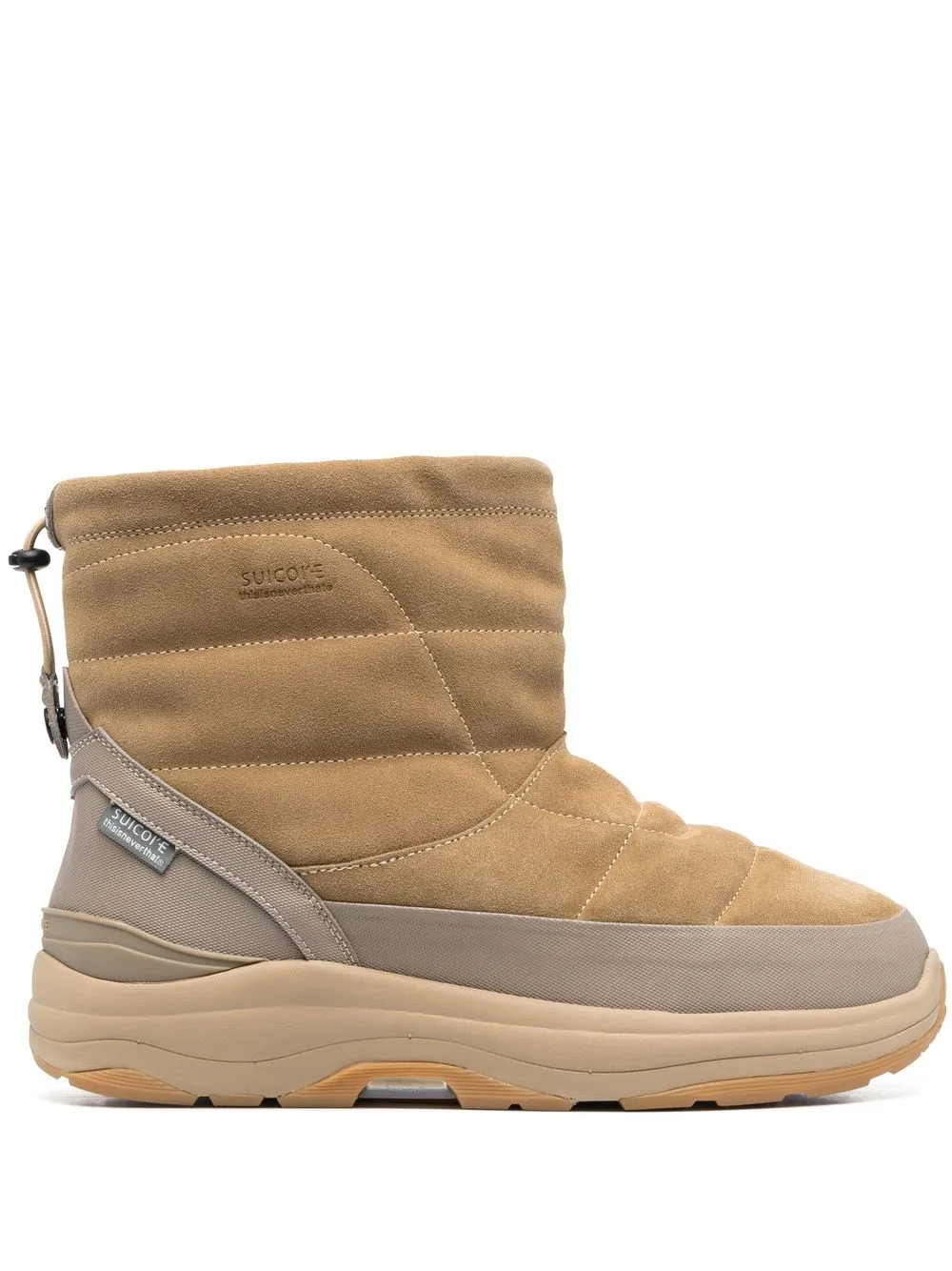 

Suicoke quilted ankle boots - Neutrals