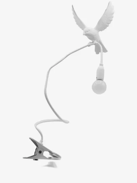 Seletti sparrow-landing table lamp