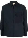 Ten C zipped-up chest-pocket jacket - Blue