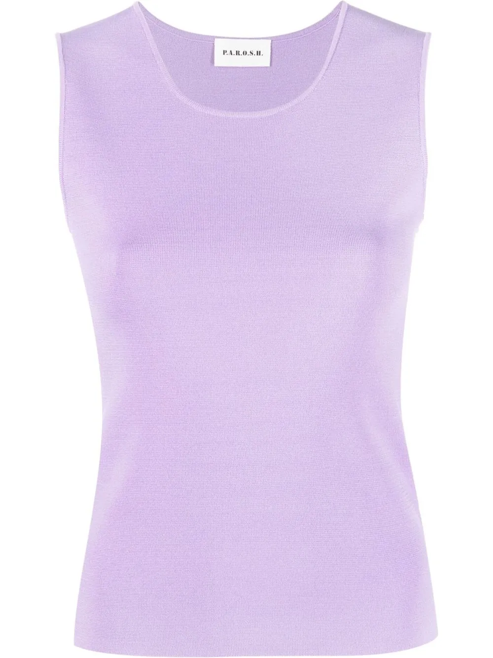 

P.A.R.O.S.H. sleeveless ribbed top - Purple