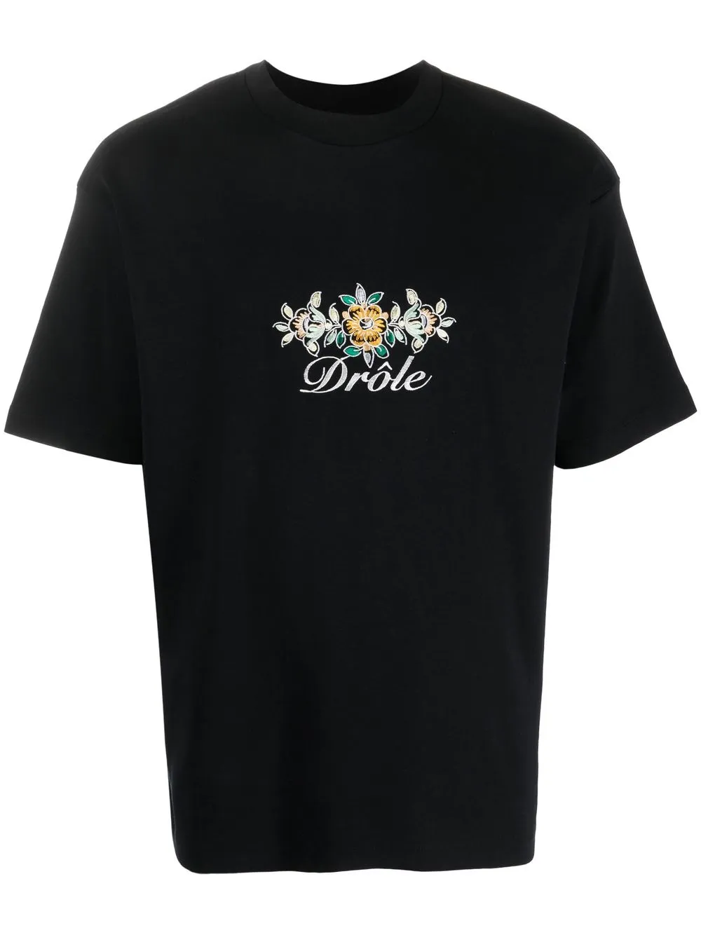 

Drôle De Monsieur logo-print short-sleeved T-shirt - Black