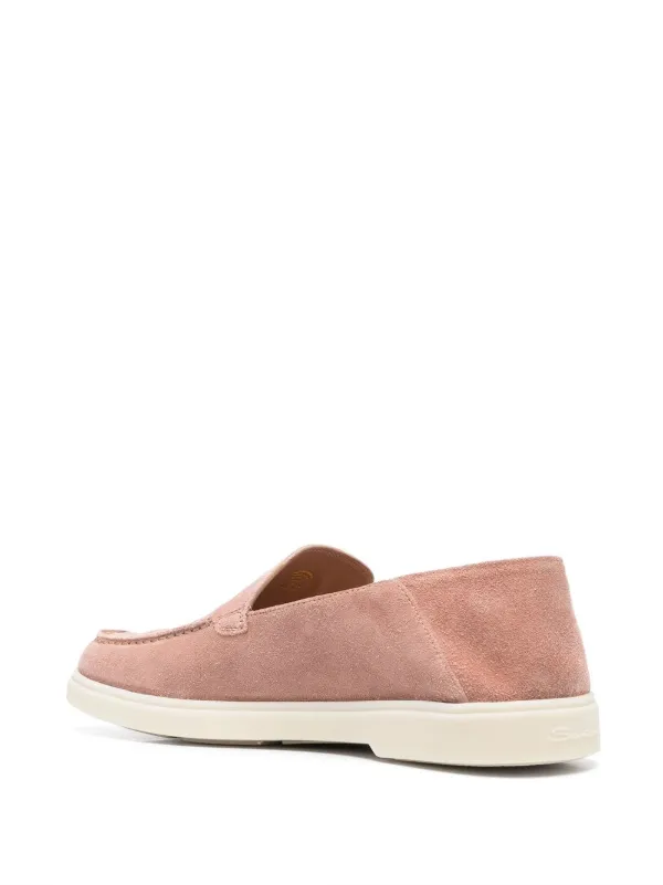Santoni スエード ローファー - Farfetch