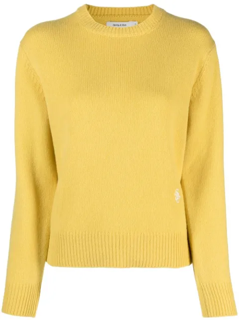 Sporty & Rich SRC Wool Crewneck - Daffodil