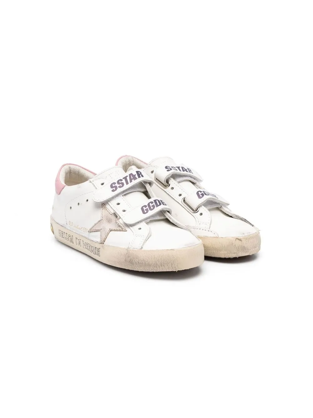 Golden Goose One Star-logo Trainers In 白色