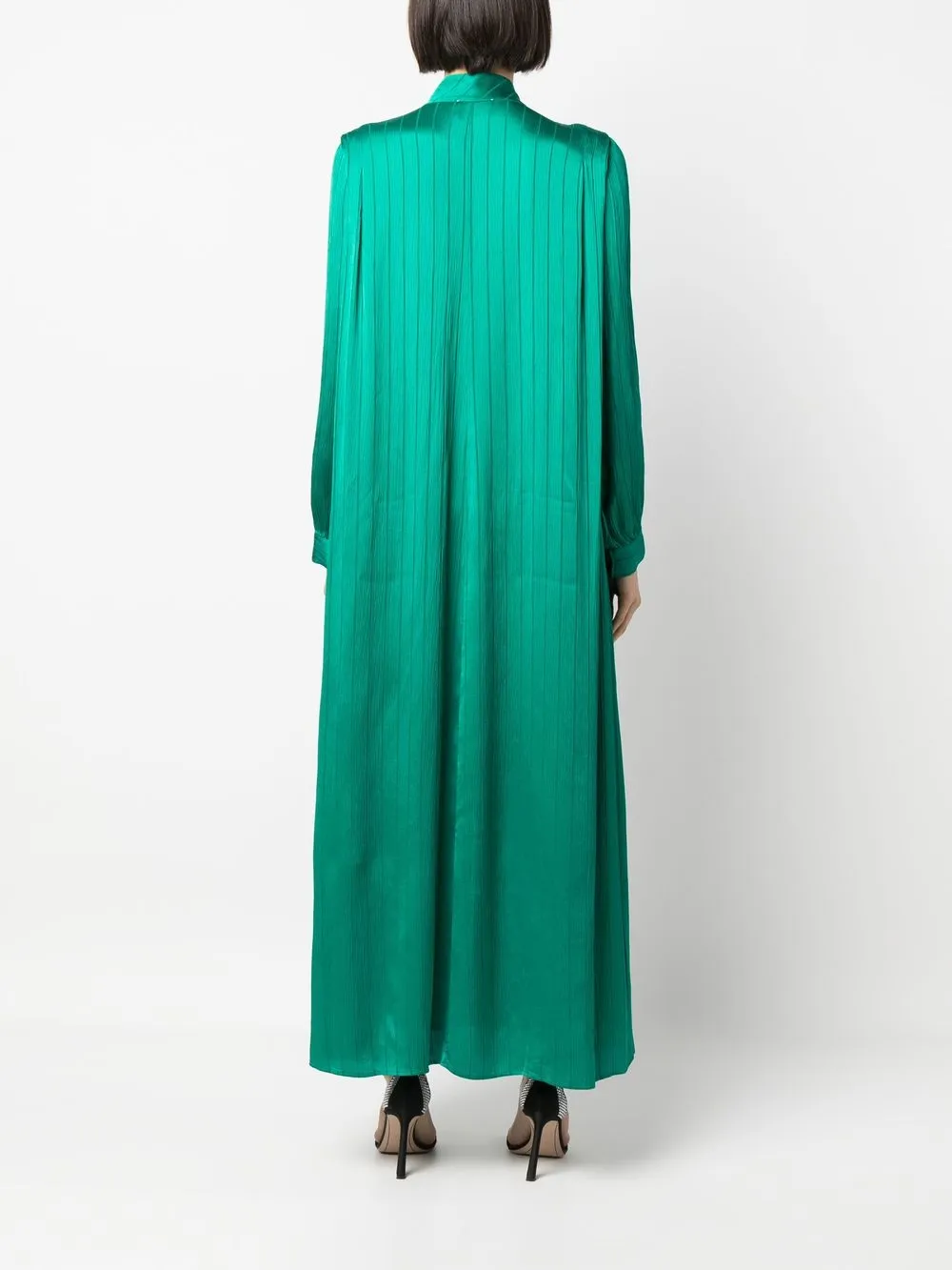 Forte Forte Maxi jurk Met Geplooid Detail Farfetch forte-forte-maxi-jurk-met-geplooid-detail-farfetch