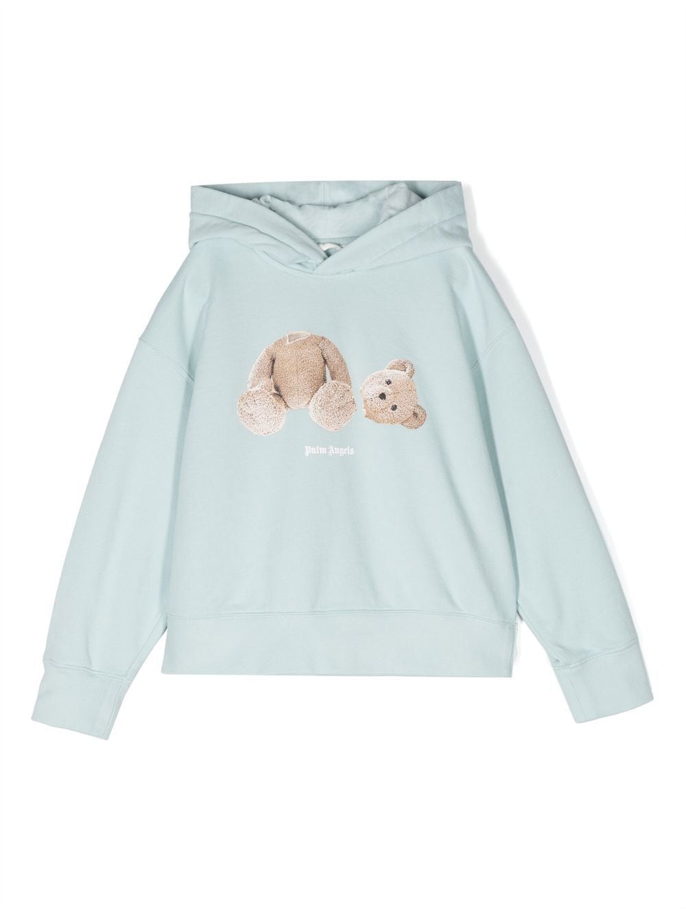 PALM ANGELS TEDDY BEAR-PRINT HOODIE