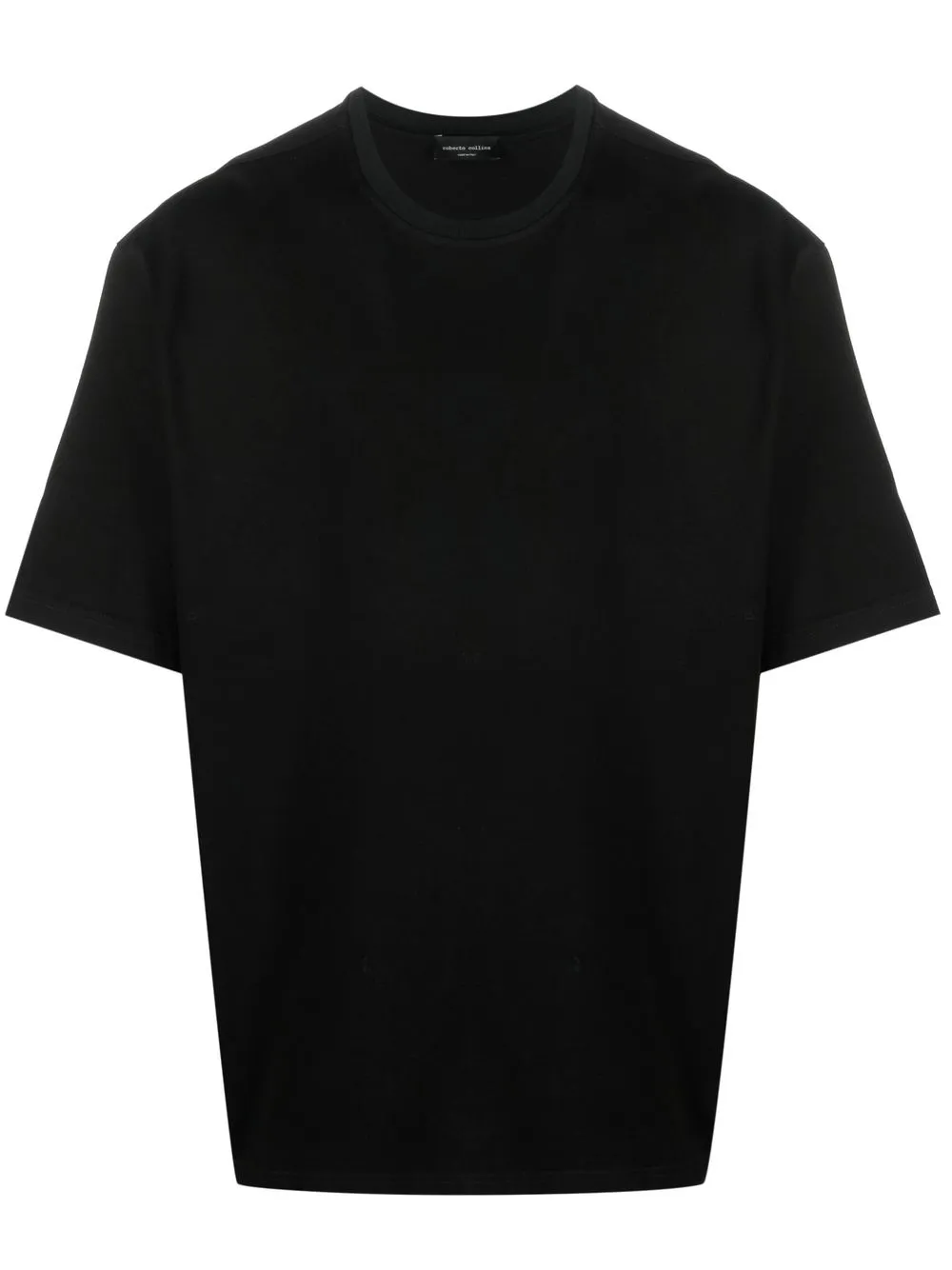 

Roberto Collina plain crew-neck cotton T-shirt - Black