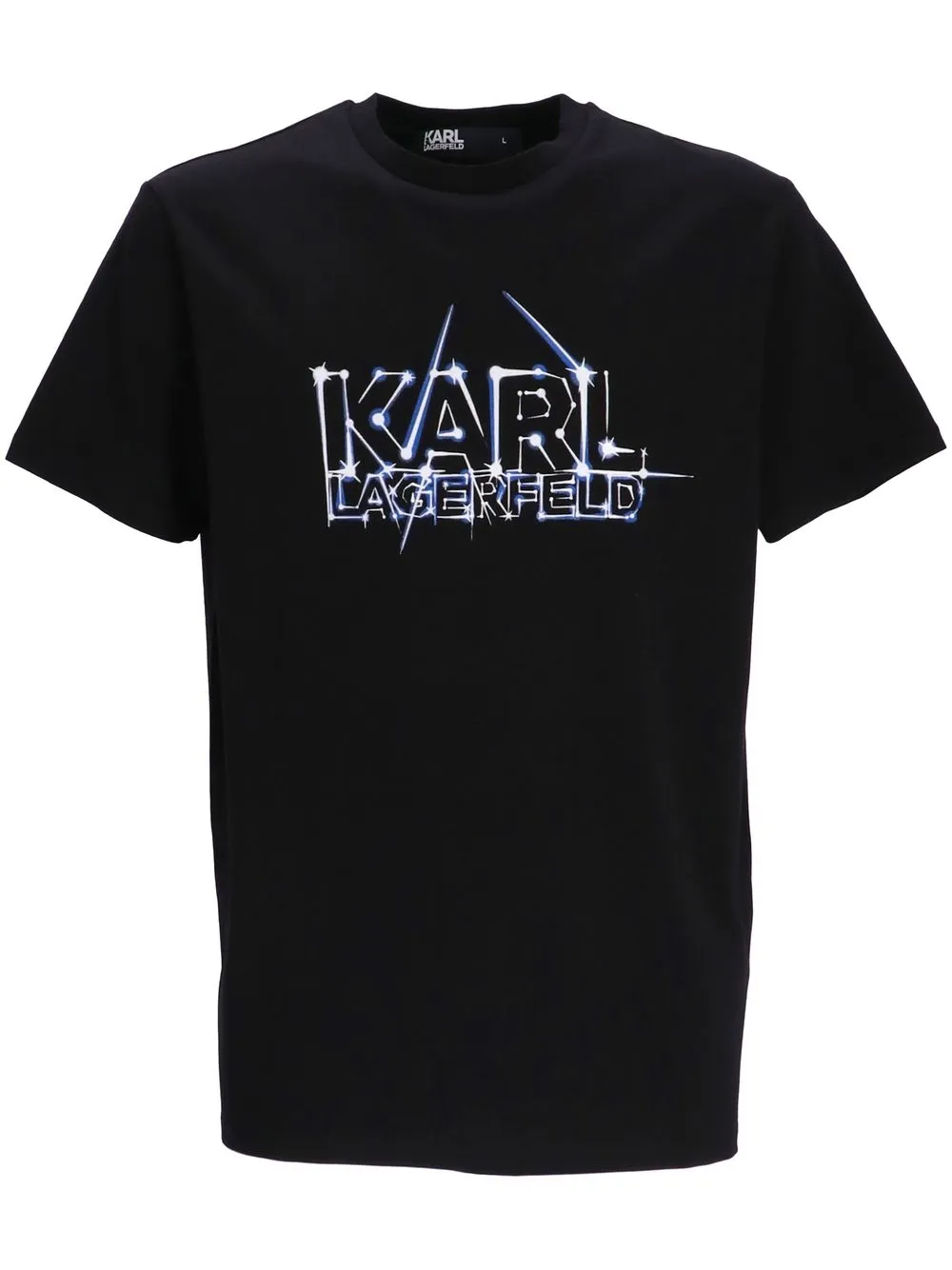 

Karl Lagerfeld logo-print short-sleeved T-shirt - Black