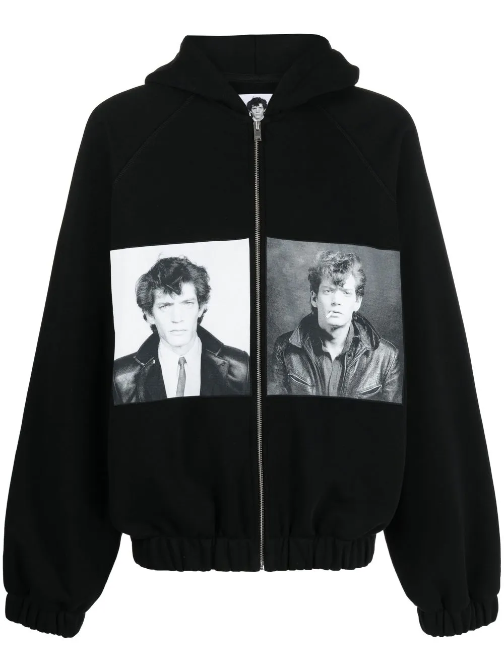 

MISBHV graphic-print zip-up hoodie - Black