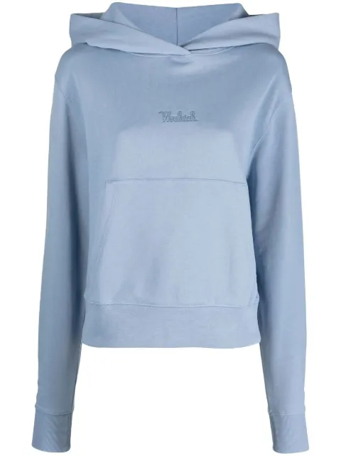 Woolrich logo-embroidered hoodie
