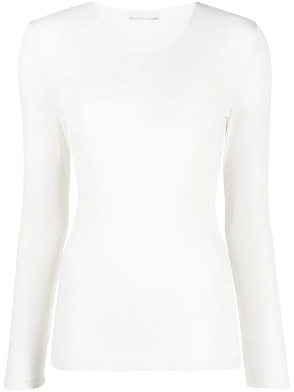 

Hanro round-neck knit top - Neutrals