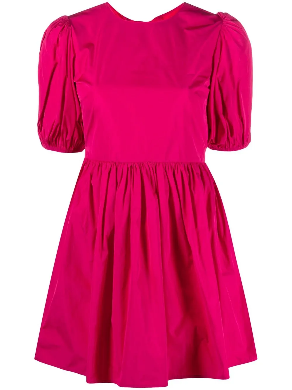 RED Valentino bow-detail taffeta minidress