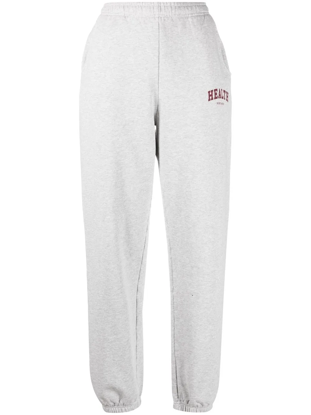 

Sporty & Rich cuffed straight-leg track pants - Grey