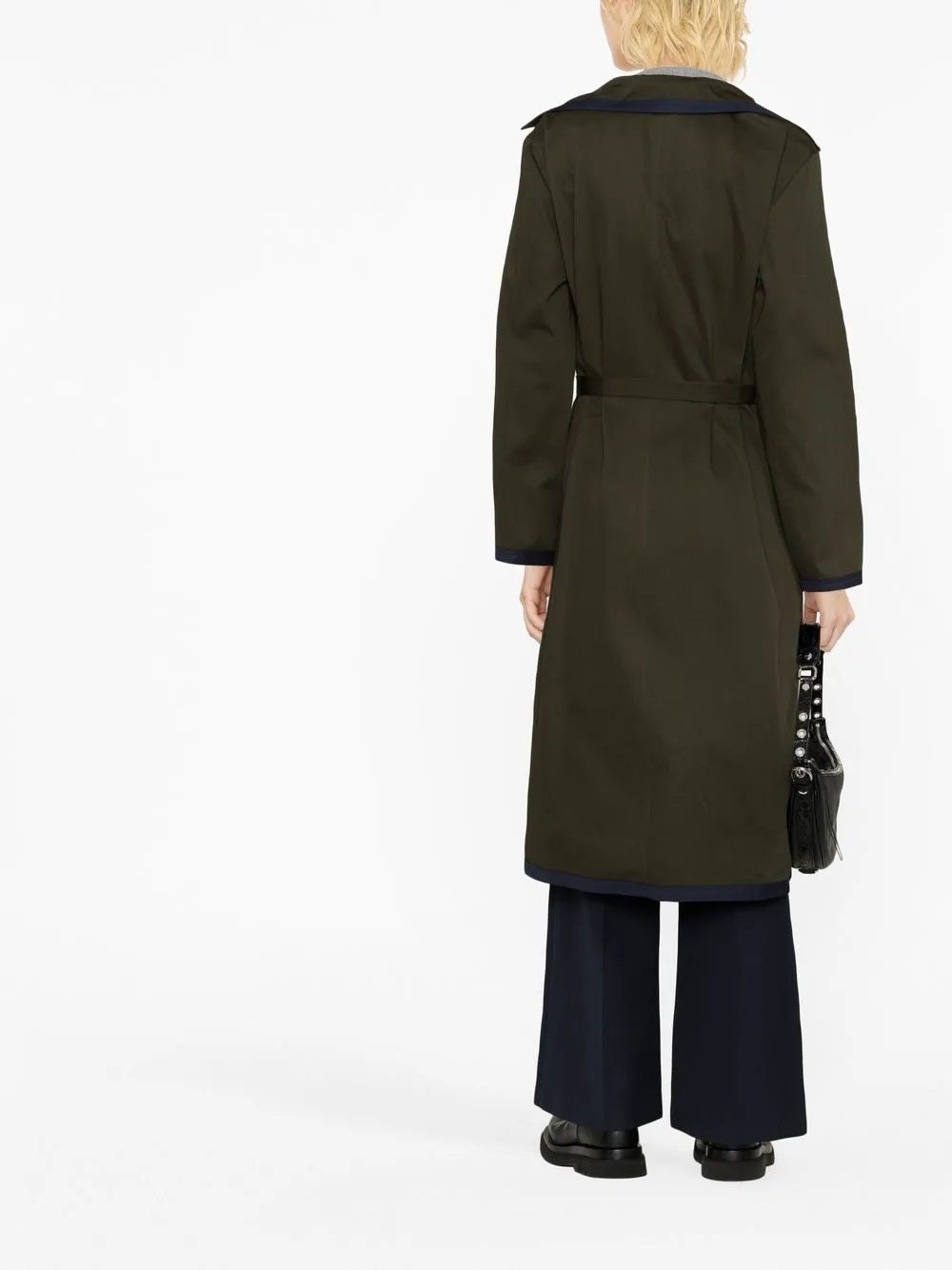 Vivienne Westwood tiewaist Spread Collar Coat Farfetch