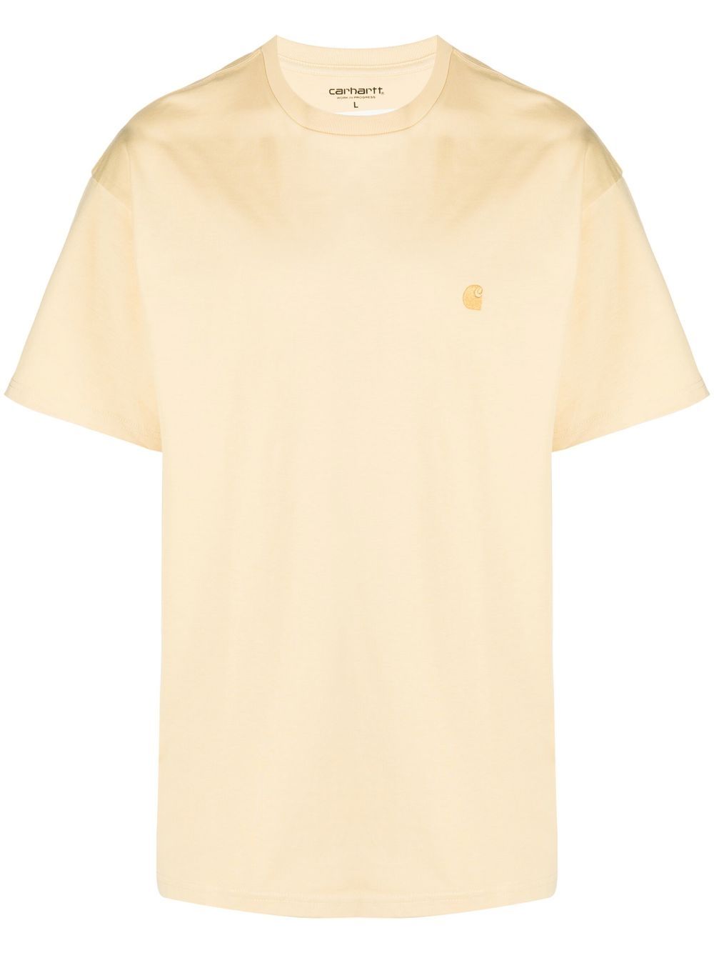 

Carhartt WIP embroidered-logo cotton T-Shirt - Yellow