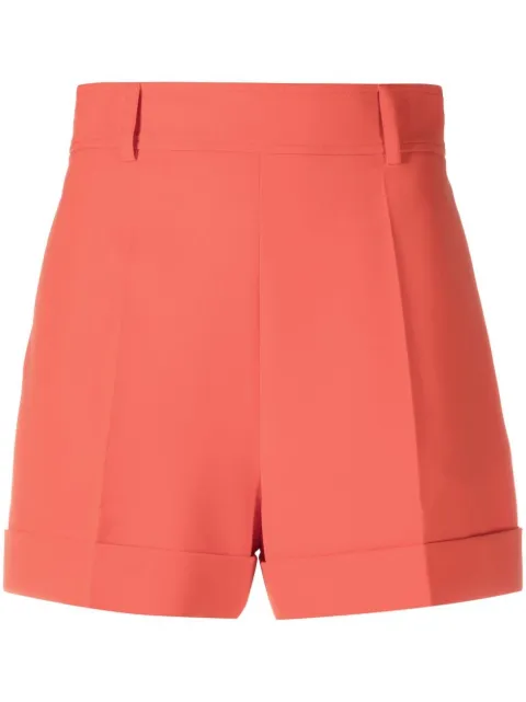 Moschino shorts de vestir con bordes doblados