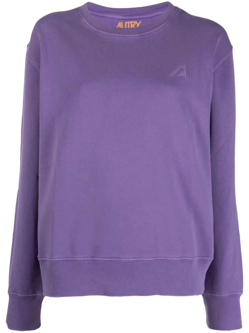 

Autry round-neck cotton sweatshirt - Purple