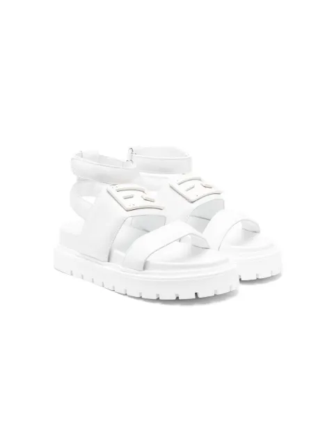Fendi Kids FF-logo chunky sandals