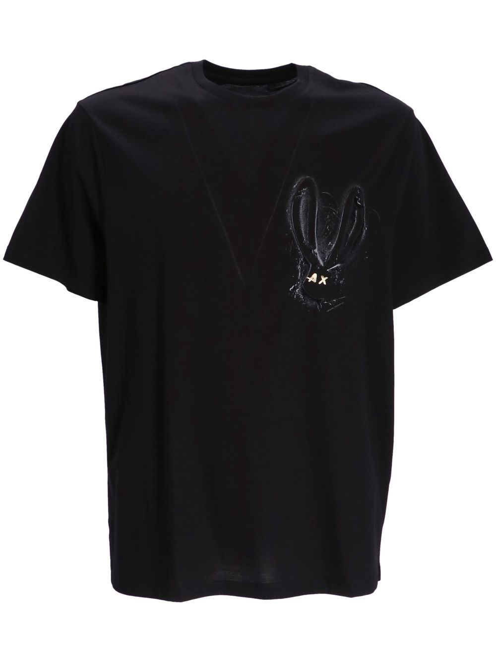 

Armani Exchange graphic-print short-sleeved T-shirt - Black