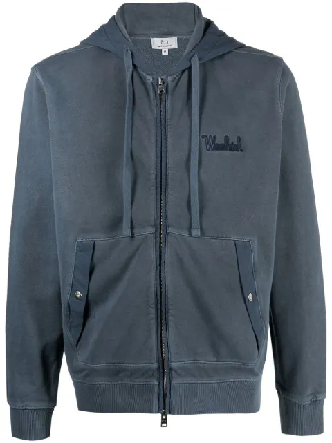 Woolrich hoodie en coton à logo brodé