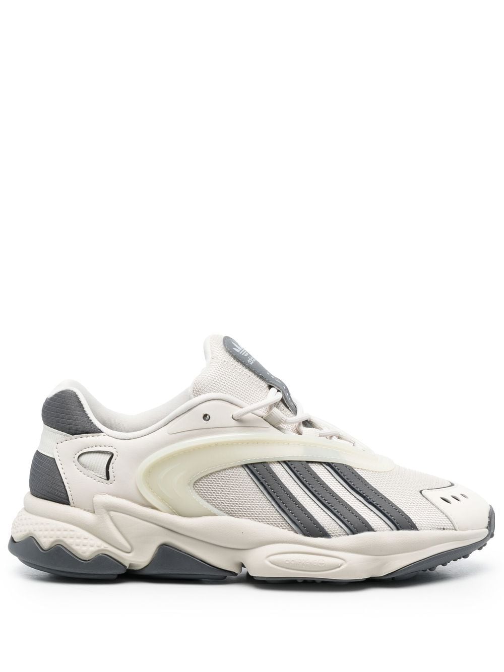 Shop Adidas Originals Oztral Panelled Low-top Sneakers In 灰色