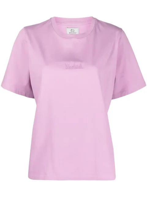 Woolrich embroidered-logo cotton T-shirt