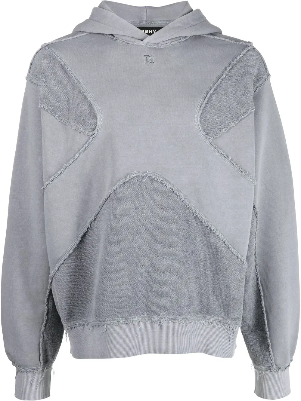 

MISBHV panelled-design hoodie - Grey