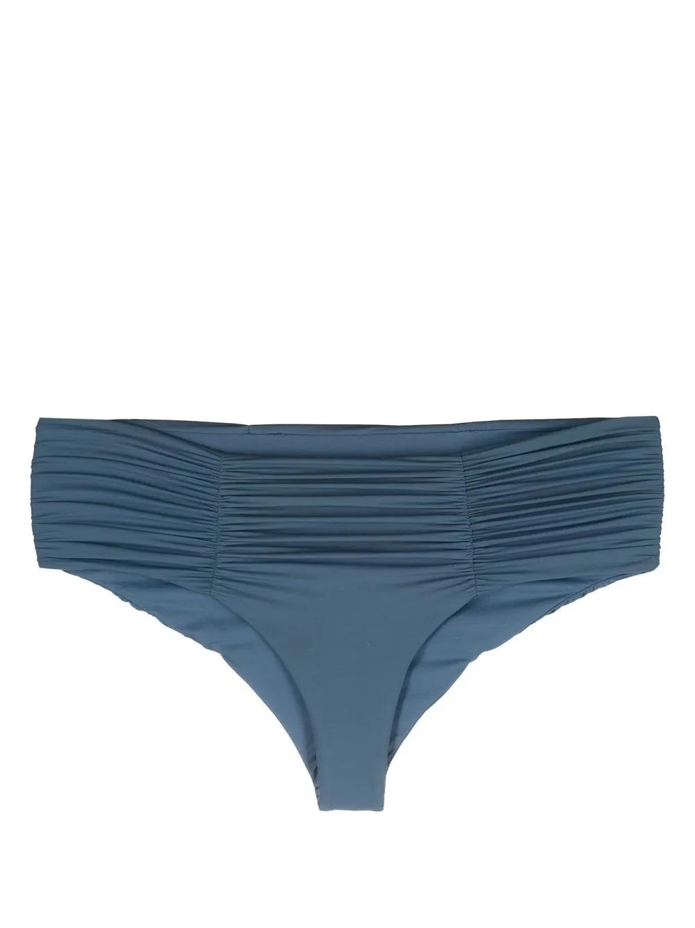 Marysia Ruched Bikini Bottoms In Blau